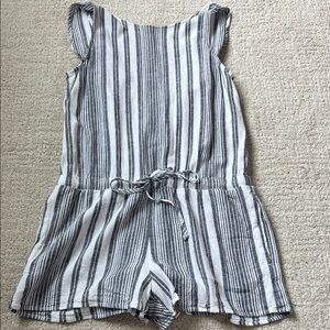 Striped Gray Women’s Romper